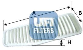 

Воздушный фильтр UFI 3045200