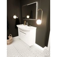  1Марка Тумба под умывальник Lina Classic New 105Н У94491 (белый глянец)