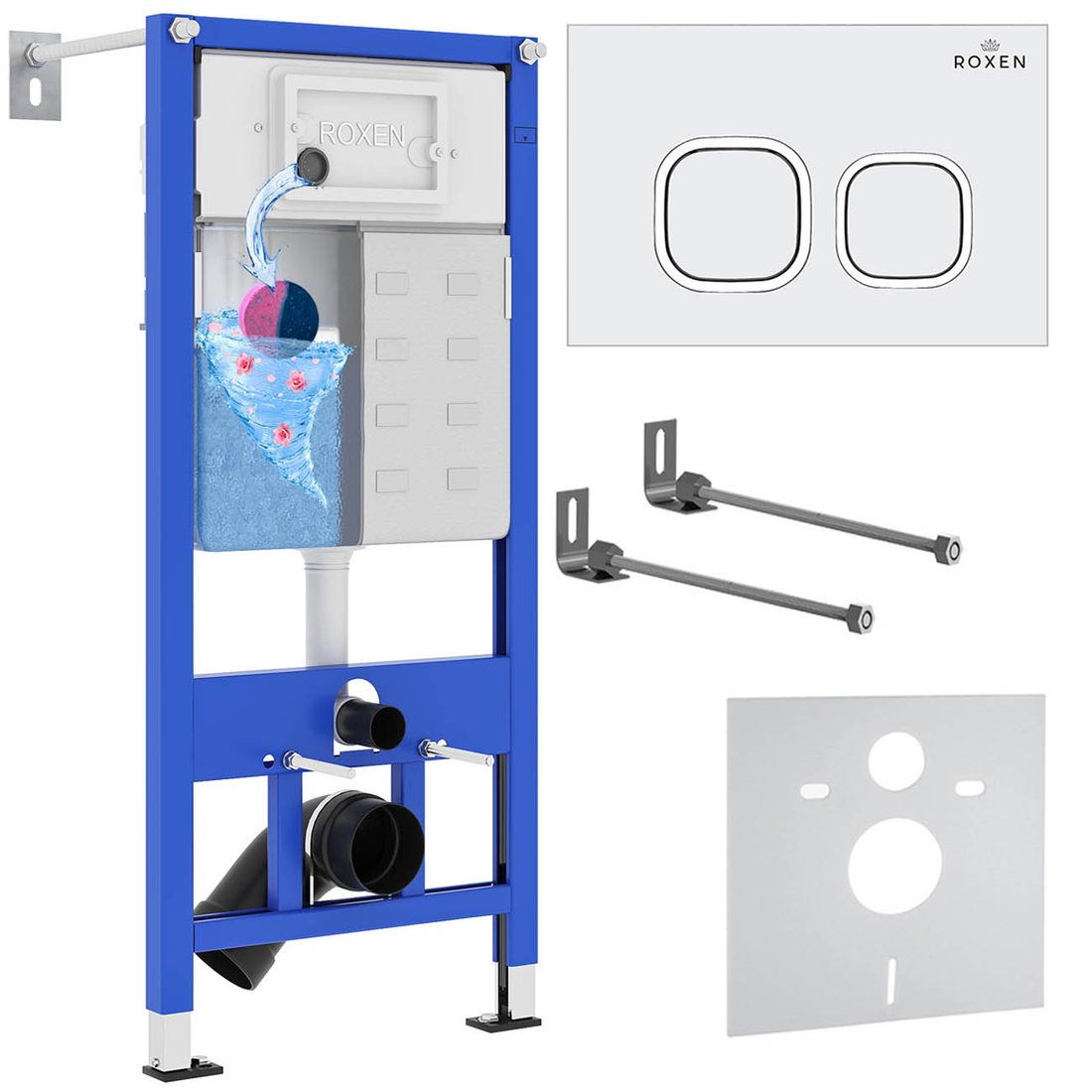 

Инсталляция для унитаза Roxen StounFix Dual Fresh 826157