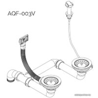 Донный клапан Aquasanita AQF 003