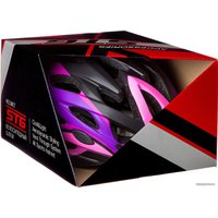 Cпортивный шлем STG MV29-A L (р. 58-61, розовый/фиолетовый/черный)