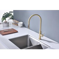 Смеситель Paulmark Senso Se215180-SBG (золото/светлое брашированное золото)