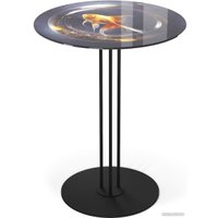 Журнальный столик Sheffilton SHT-CT55/H43 (лунная ночь/черный муар)