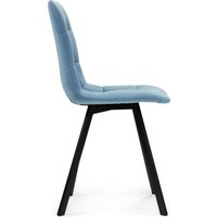 Стул Notta Чилли (черный/голубой)