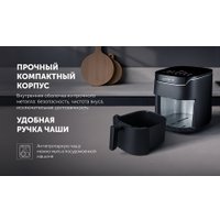 Аэрогриль (аэрофритюрница) Polaris PAF 5502 (черный)