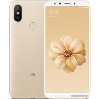 Телефон Xiaomi Mi 6X 6GB/128GB (золотистый)
