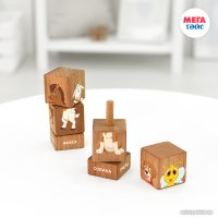 Кубики Mega Toys Кубики на оси Домашние животные 15204