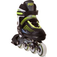 Роликовые коньки RGX Atom LED (р. 27-30, зеленый)