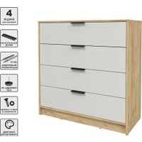 Комод Интерлиния Концепт КТ-К100 (персидский жемчуг/дуб золотой)