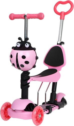 Трехколесный самокат Graffiti 7350701 (розовый)