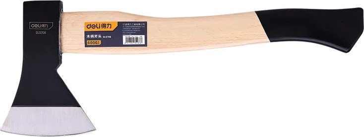 Топор Deli YS DL5706 (600г, деревянная рукоятка)