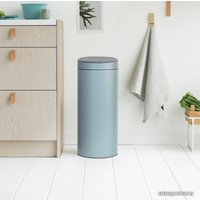 Мусорное ведро Brabantia Touch Bin New 30 л (мятный металлик)