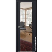 Межкомнатная дверь ProfilDoors 110U L 90x200 (черный матовый, зеркало)