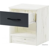 Тумба Памир Беатрис прикроватная (крафт белый/антрацит)