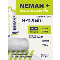 Теплоизоляция Неман+ М-11 Лайт 1x100x1200x6250 мм