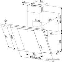 Кухонная вытяжка MAAN Vesuvio Black 60