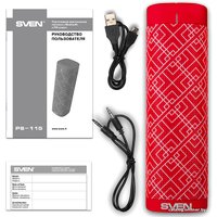 Беспроводная колонка SVEN PS-115 (красный)