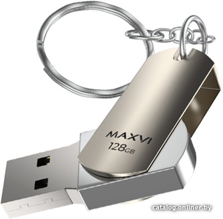 USB Flash Maxvi MR 128GB (серебристый)