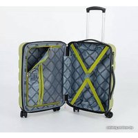 Чемодан-спиннер Francesco Molinary 336-161426/3-20 (салатовый)