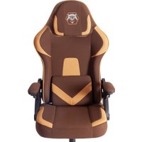 Игровое (геймерское) кресло TetChair iBear ткань (коричнево-бежевый)