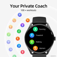 Умные часы QCY Watch GT (серебристый/белый)