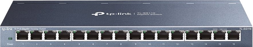 

Неуправляемый коммутатор TP-Link TL-SG116