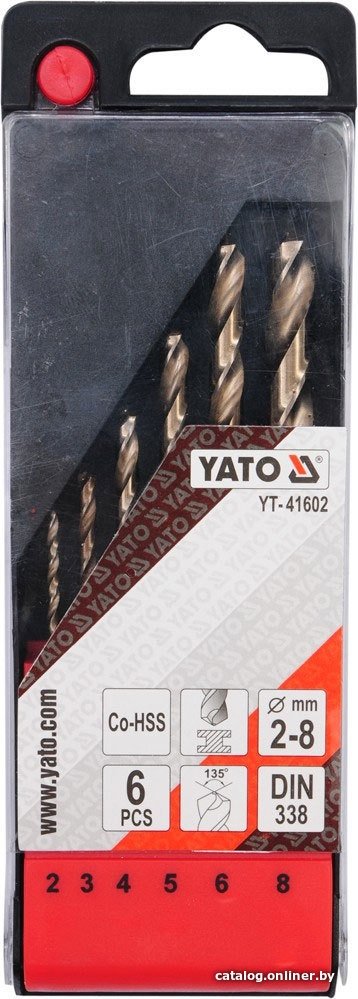 Набор сверл Yato YT-41602 (6 предметов)