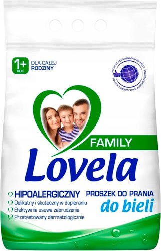 Стиральный порошок Lovela Family для белого белья гипоаллергенный 2.1 кг