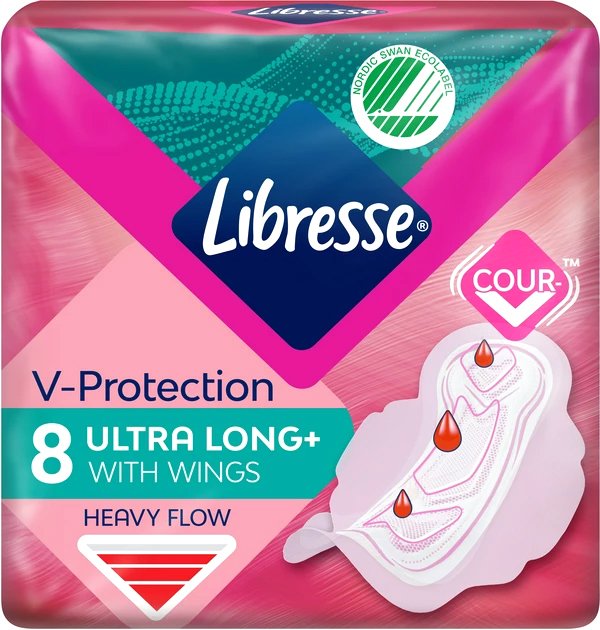 

Прокладки гигиенические Libresse Ultra Long+ with wings (8 шт)