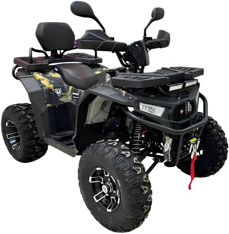 

Квадроцикл Motax Grizlik W200 (черный/желтый камуфляж)