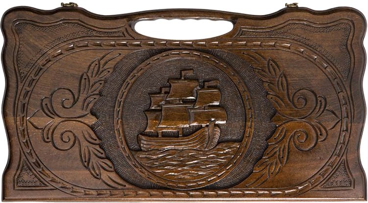 

Шашки/нарды Haleyan Корабль kh026-6