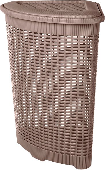 

Корзина Econova угловая 50 л 433217514 (коричневый)