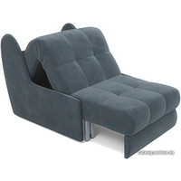 Кресло-кровать Мебель-АРС Барон №2 (велюр, серо-синий HB-178 26) в Барановичах