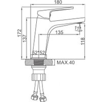 Смеситель Ledeme L1092D