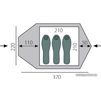 Треккинговая палатка BTrace Challenge 3