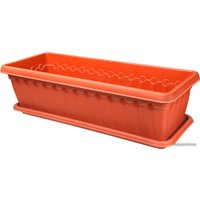 Цветочница Эльфпласт Флавия №2 083 (терракотовый)