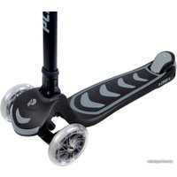 Трехколесный самокат Plank Cyber (черный)