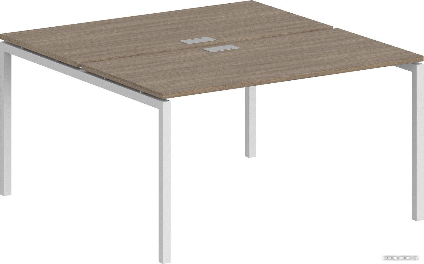 Стол Norden 160x143.8x75 SG.246.OD.44.WH (белый/дуб темный)