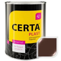 Эмаль Certa Plast RAL8019 0.8 кг (полуглянцевый шоколад темный)