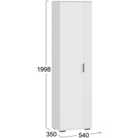 Шкаф распашной Трия Эвита Тип 1 (белый ясень)