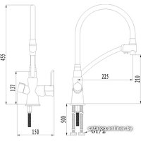 Смеситель Lemark Comfort LM3070C (желтый)