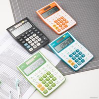 Бухгалтерский калькулятор Deli E1238black