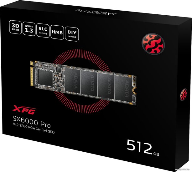 ADATA XPG SX6000 Pro 512GB ASX6000PNP-512GT-C SSD купить в Минске