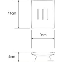 Мыльница Wasserkraft Amper K-5429Black