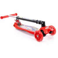 Двухколесный детский самокат Полесье Со складной ручкой 0072C-V1(К-Ч) (красный/черный)