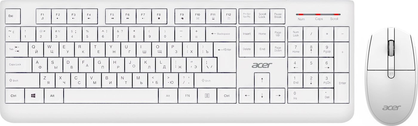 Офисный набор Acer OCC401 (белый)
