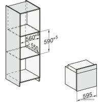 Электрический духовой шкаф Miele H 7860 BPX OBSW