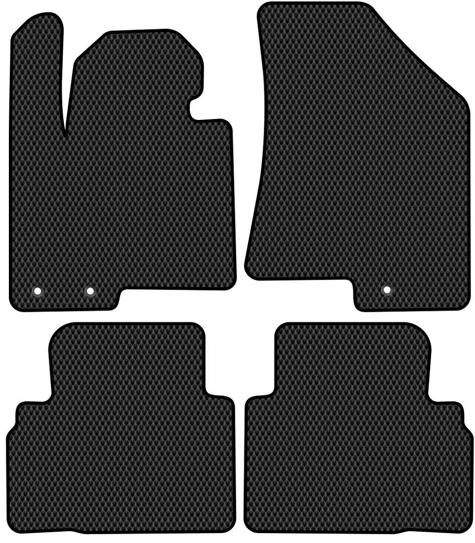 

Комплект ковриков для авто Alicosta Kia Sportage III (suv / SL) 2010 - 2016 (черный, ромб)