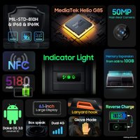 Телефон Blackview BV7200 (зеленый)