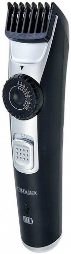 Триммер для бороды и усов Delta Lux DE-4208A (черный/серебристый)